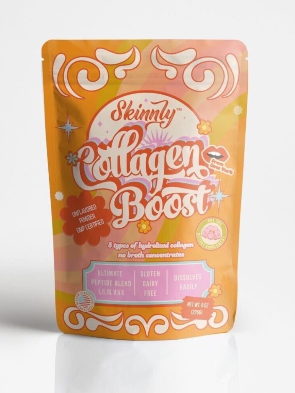 SKINNLY Multi Collagen Protein Powder NEW